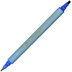 Kalligrafi pen ZIG dobbelt spids blå