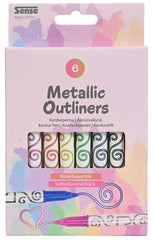 Outliner Pen SENSE Metallic 6/pk