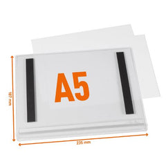 Plastf DURABLE vattentål A5 magnet 5/fp