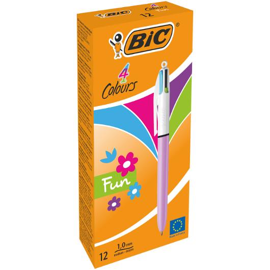 Kulpenna BIC 4 Colours Fun Ball 1mm