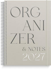 Kalender Organizer & Notes 2027 stående