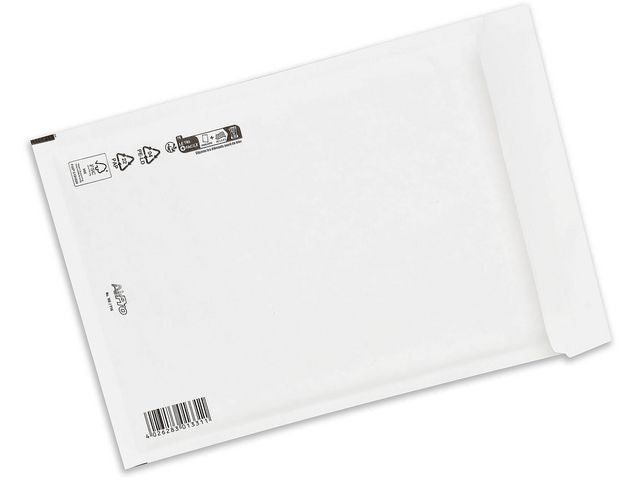 Kuvert vadderat F16 215x340 Vit 100/fp - Primmeshiper