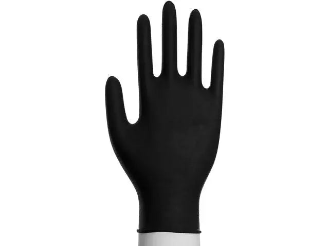 Nitrilhandske puderfri svart L 100/fp - Primmeshiper