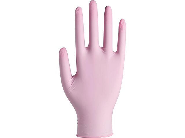 Nitrilhandske puderfri rosa XL 100/fp - Primmeshiper