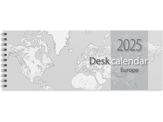 Desk calendar Europe 2025 - Primmeshiper