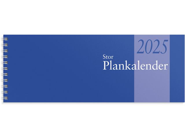 Stor Plankalender 2025 spiralbunden - Primmeshiper