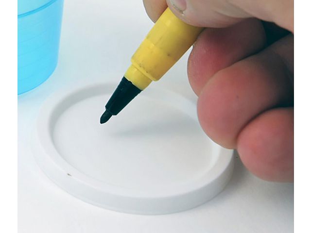 Lock till medicinbägare vit 48mm 500/fp - Primmeshiper