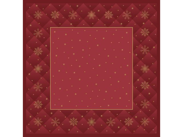 Snibbduk DUNI Rhombus 84x84cm röd 20/fp - Primmeshiper