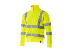 Sweatshirt Med Blixtlås Hi-Vis Gul M - Primmeshiper