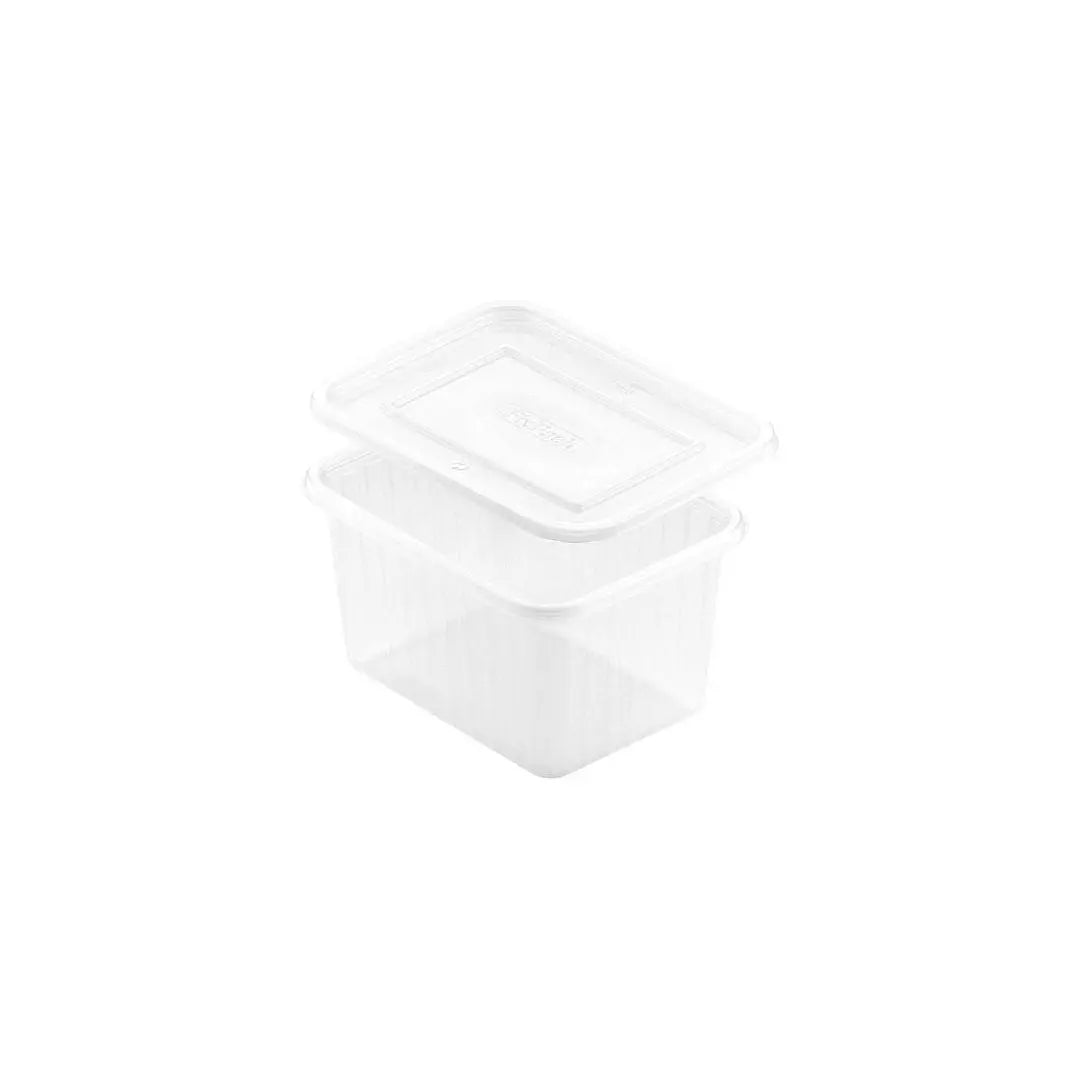 Plastform rektangulär 750ml m. lock50/fp Primmeshiper