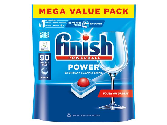 Maskindisk FINISH Power AiO 90/fp - Primmeshiper