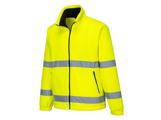 Fleecetröja Hi-vis PW F250 gul XL - Primmeshiper