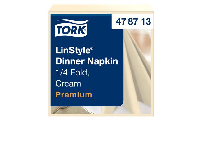 Servett TORK LinStyle creme39x39cm 50/fp Primmeshiper