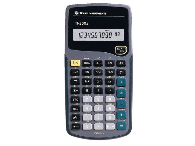 Teknisk räknare TEXAS TI-30 XA - Primmeshiper