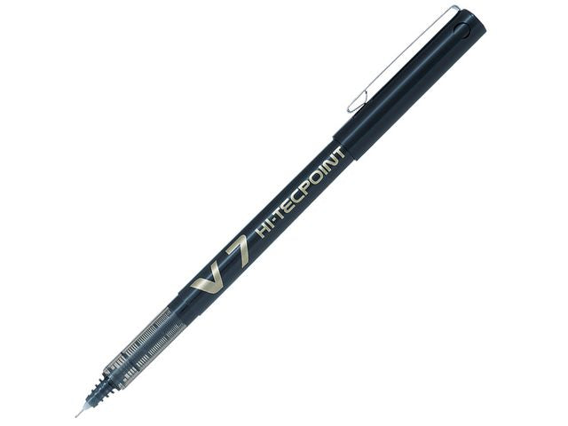 Bläckkulpenna PILOT Hi-Tec V7 0,7 svart - Primmeshiper
