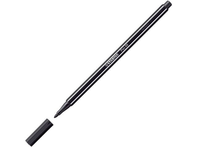 Fineliner STABILO Pen 68 svart - Primmeshiper