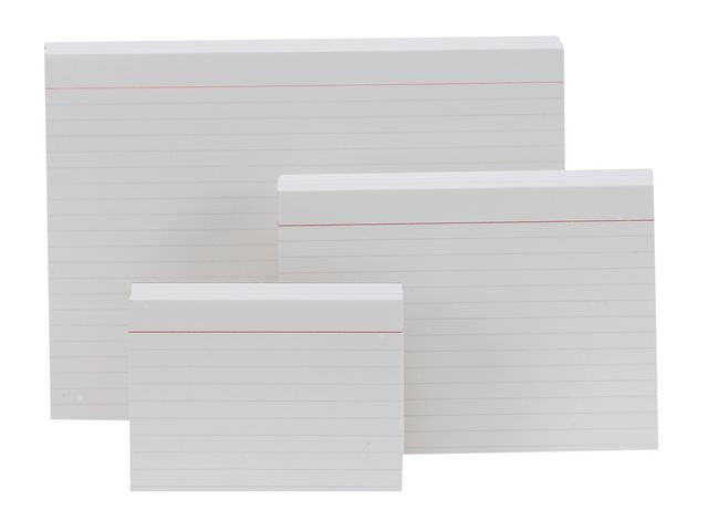 Skrivkort ESSELTE A7L linjerat 100/fp - Primmeshiper