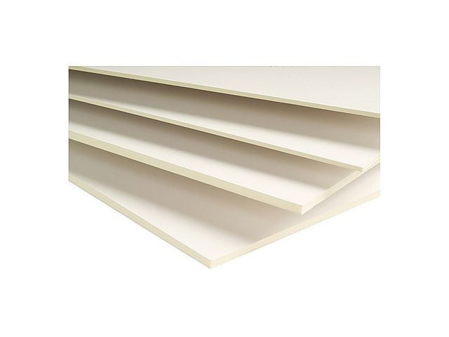 Kapaplattor 5mm 70x100cm vit/vit - Primmeshiper