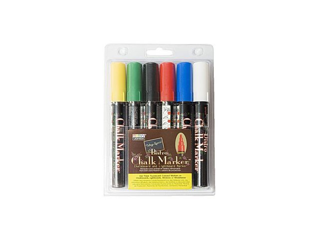 Märkpenna MARVY Chalk Marker stand 6/fp - Primmeshiper