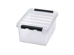 Förvaringsbox med lock 15 L transparent - Primmeshiper