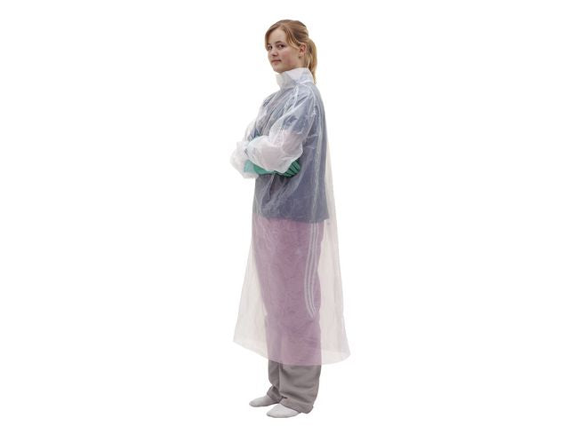 Skyddsrock av polyeten vit - Primmeshiper