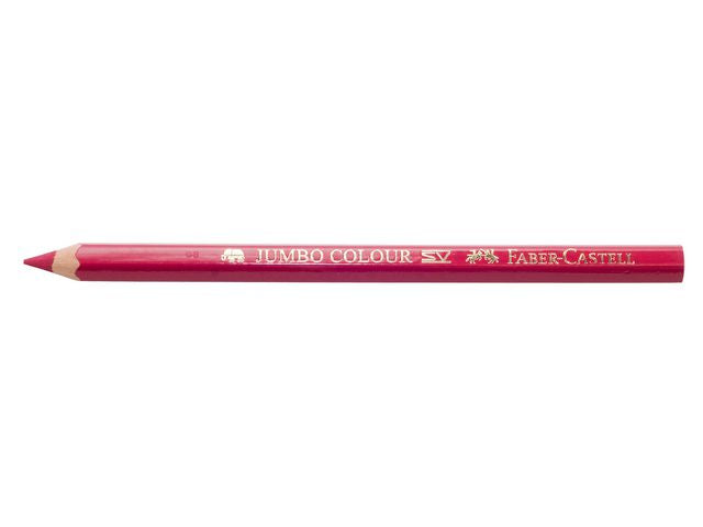 Färgpenna FABER Jumbo mörkrosa 12/fp - Primmeshiper