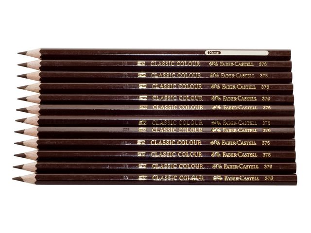 Färgpenna FABER-CASTELL brun 12/fp - Primmeshiper