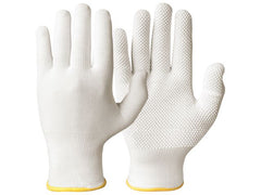 Textilhandske 0483 noppor vit 8 - Primmeshiper
