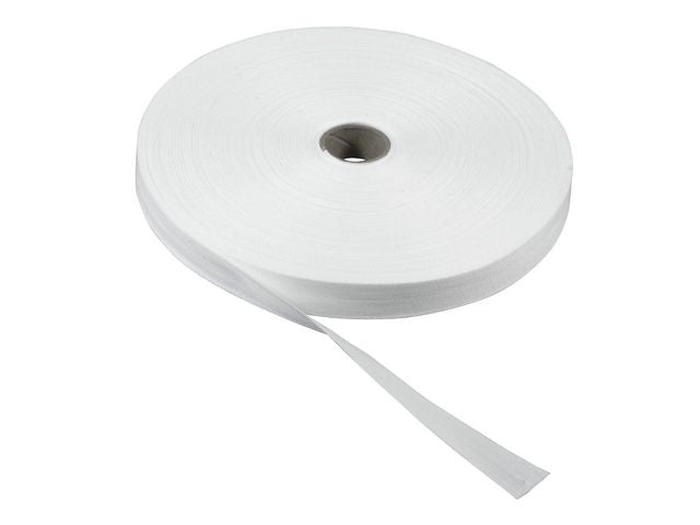 Bomullsband 50mx13mm vit - Primmeshiper