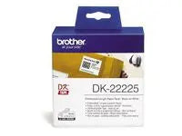 Etikett BROTHER DK22225 38mm vit Primmeshiper
