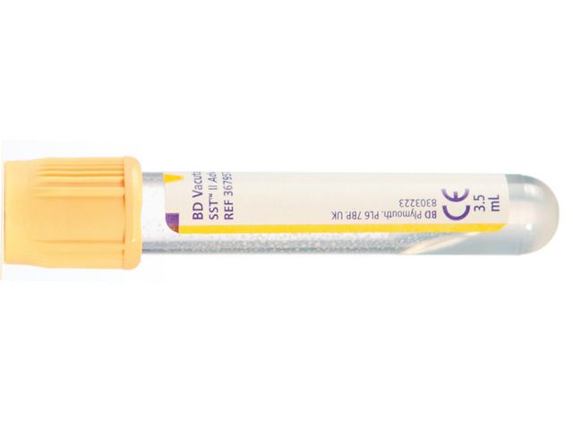 Hemogardrör SST gul 5/3,5ml 100/fp - Primmeshiper