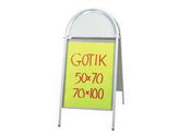 Gatuställ Gotik 50X70cm vit Primmeshiper