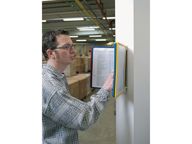 Väggställ VARIO A4 med 10 ramar - Primmeshiper