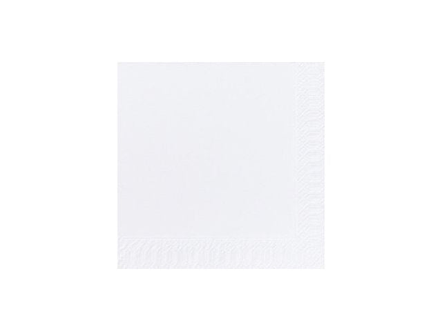 Servett 3-lags 33x33cm vit 125/fp - Primmeshiper
