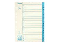 Pappregister JOPA A4 A-Ö vit/blå - Primmeshiper