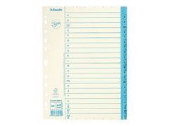 Pappregister JOPA A4 A-Ö vit/blå - Primmeshiper