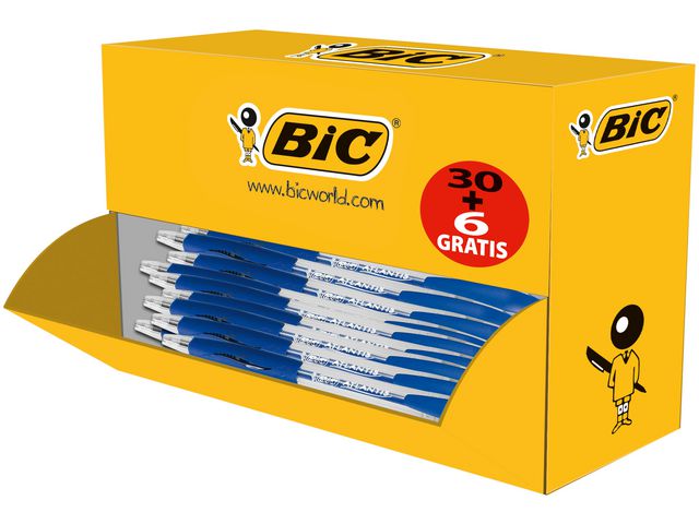 Kulpenna BIC ATLANTIS Värdep. blå 36/fp - Primmeshiper