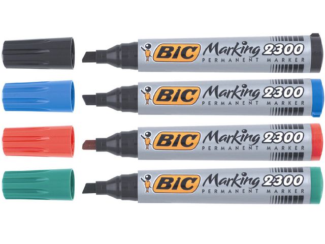 Märkpenna BIC Eco 2300 4 färger/fp - Primmeshiper