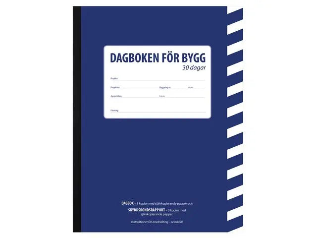 Dagboken för bygg A4 30 dagar - Primmeshiper