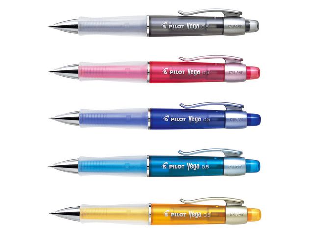 Stiftpenna PILOT Vega 0,5mm sort.färger - Primmeshiper