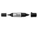 Märkpenna PILOT Twin Marker jumbo svart - Primmeshiper