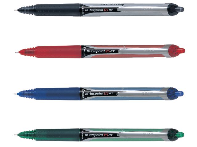 Bläckkulpenna PILOT Hi-Tec V5 RT röd - Primmeshiper