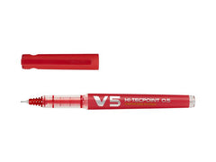 Bläckkulpenna PILOT Hi-Tec V5 röd Primmeshiper