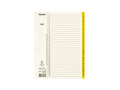 Pappregister Servo A4 1-31 gul flik - Primmeshiper
