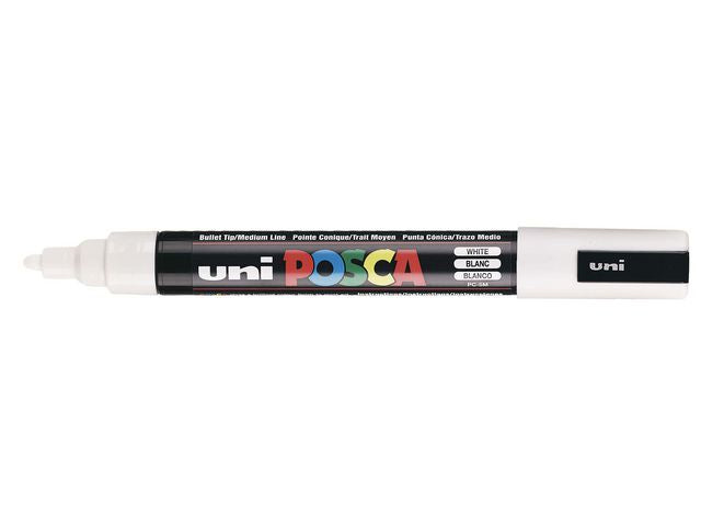 Märkpenna UNI Posca PC-3M vit - Primmeshiper