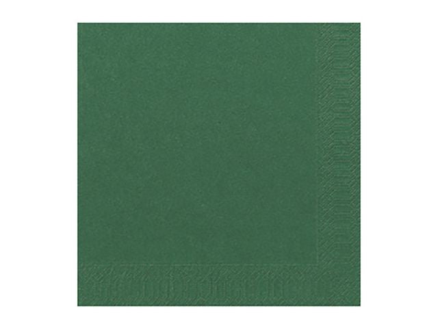 Servett 3-lags 33x33cm mörkgrön 125/fp - Primmeshiper