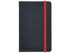 Ant.bok OXFORD Black n´Red A5 hard linj - Primmeshiper