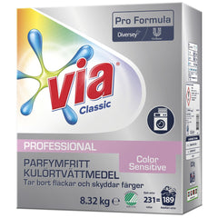 Vaskemiddel VIA Pro Form.ColorSens 8,32kg