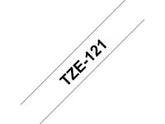 Tape BROTHER TZE121 9mm svart på klar - Primmeshiper