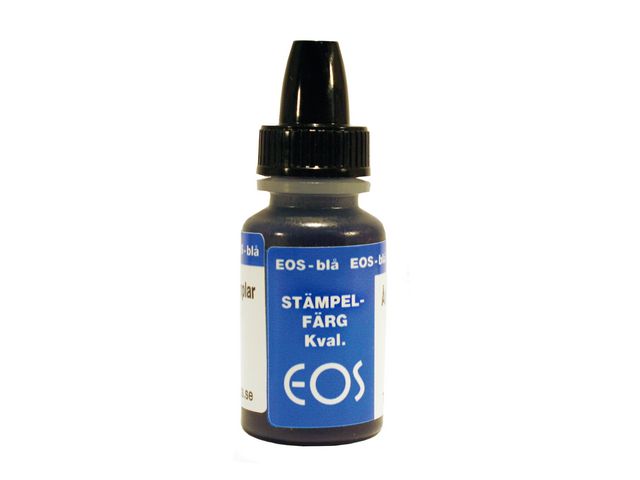 Stämpelfärg EOS blå 10ml - Primmeshiper